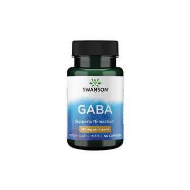 Explore Swanson's GABA 250 mg, offering 60 capsules designed for relaxation and sleep support to enhance your tranquility.